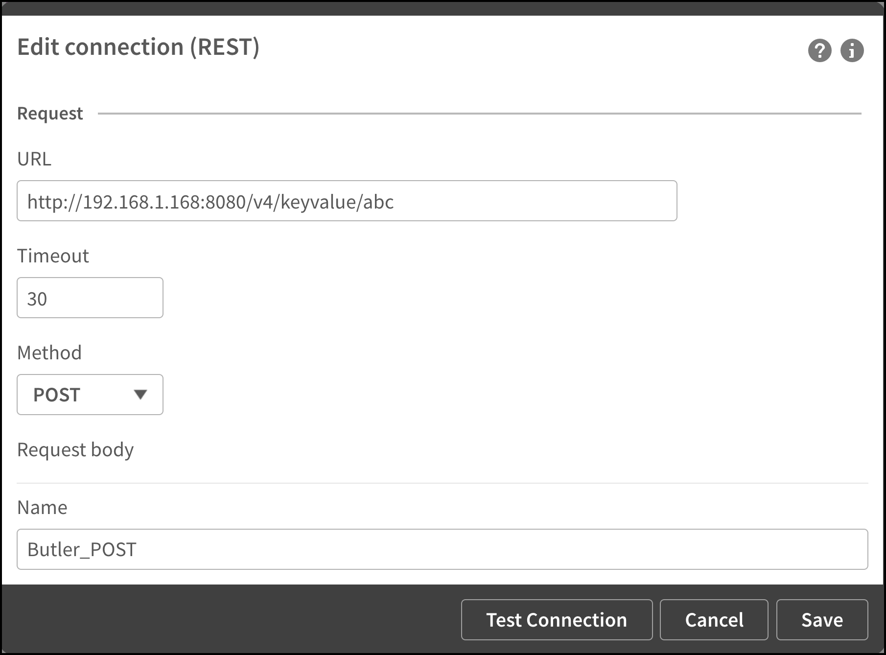 POST data connection part 1