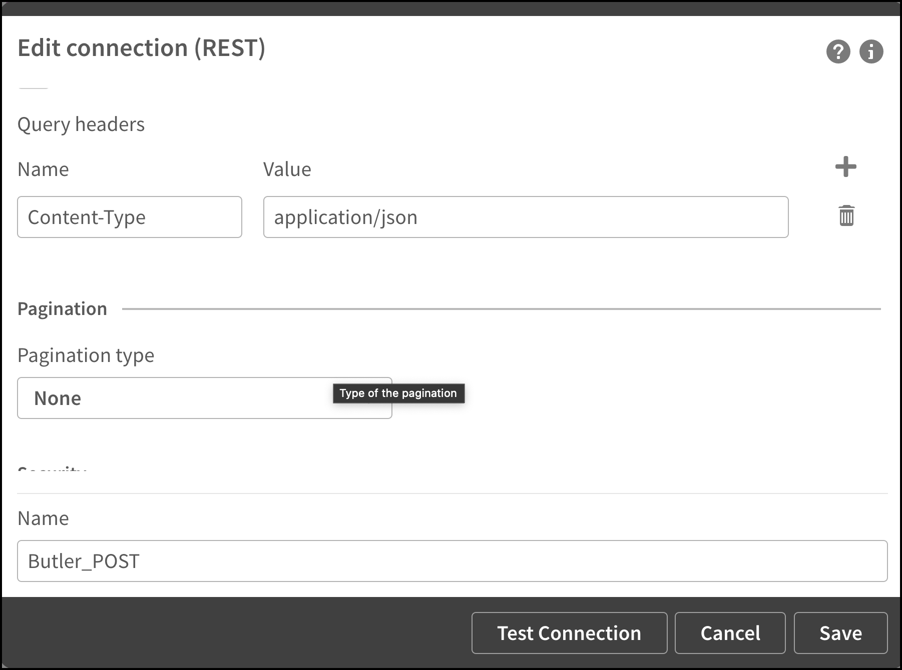 POST data connection part 3